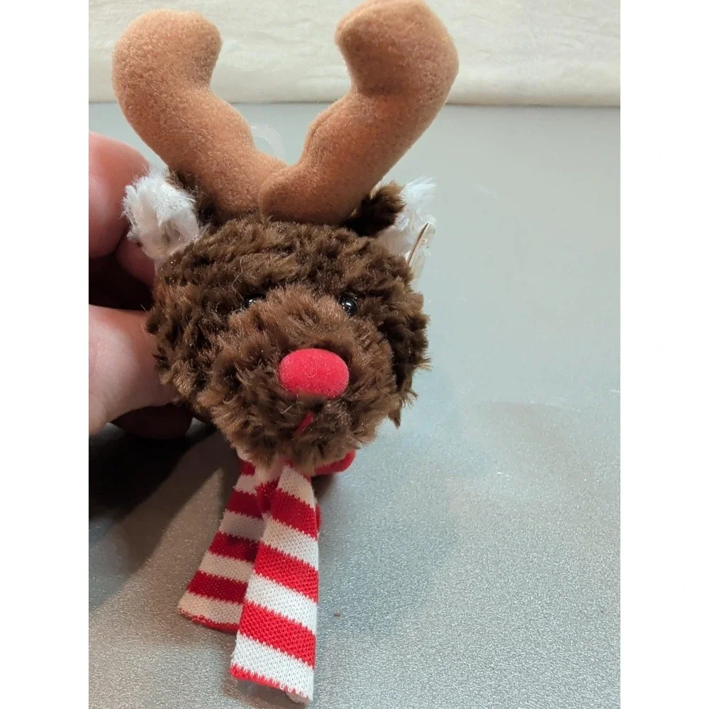 Velvet Touch Christmas Snap Bracelets Set of 3 Santa Reindeer Snowman 6197 NEW